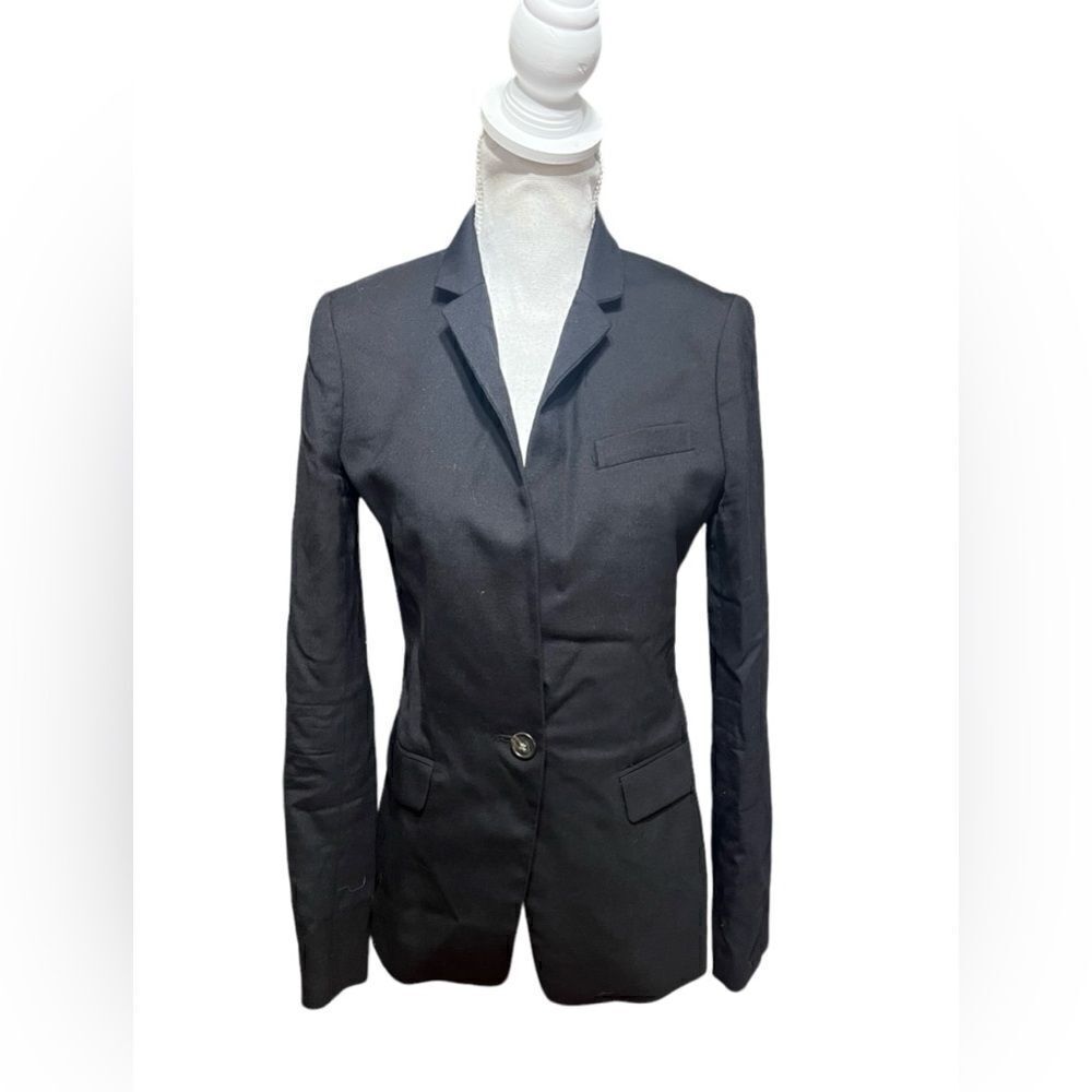 J. Crew black size 4‎ Tall Regent career Blazer